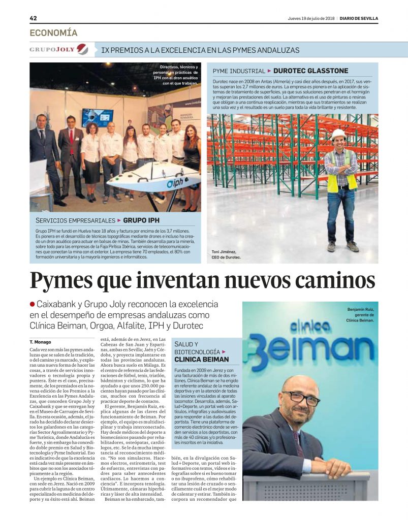 Premios a la Excelencia en las Pymes Andaluzas