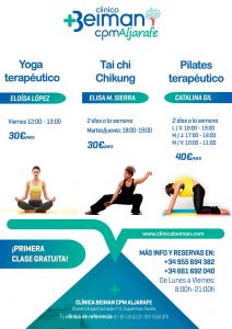 Taichi, yoga y pilates en Espartinas (Sevilla)